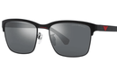0EA2087  Emporio Armani / Matte Black/Light Grey Mirror Black(3014/6G) / 56-18-142