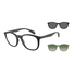 0EA4211F-Emporio Armani / Black/Rubber Green(50011W) / 53-20-145