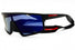 0PSA03S Prada® Sport Sunglass / Matte Black / Dark Blue Mirrored Violet(1BO10J) / 141-01-130