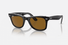 0RB2140 Ray-Ban® / Polished Black Transparent/Brown(129433) / 50-22-150