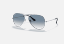 0RB3025 Ray-Ban® / Silver/Clear Gradient Blue(003/3F) / 58-14-135 (Standard)