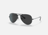 0RB3025 Ray-Ban® / Polished Black/Polarized G-15 Green(002/48) / 58-14-135 (Standard)
