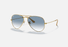 0RB3025 Ray-Ban® / Polished Gold/Light Blue Gradient Light(001/3F) / 58-14-135 (Standard)