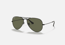 0RB3025 Ray-Ban® / Polished Black/Polarized Green Classic G-15( 002/58) / 58-14-135 (Standard)