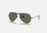0RB3025 Ray-Ban® / Polished Black/Polarized Green Classic G-15( 002/58) / 58-14-135 (Standard)