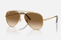 0RB3625 Ray-Ban® / Polished Arista Gold/Light Brown(001/51) / 58-14-145