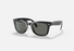 0RB4105 Ray-Ban® / Glossy Black/G-15 Green/Polarized(601/58) / 50-22-140