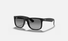 0RB4165 Ray-Ban® / Rubber Black/Light Grey Gradient Grey Polarized(622/T3) / 55-16-145