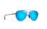 B634-03-Maui Jim Waiwai / Matte Transparent Blue/Blue Hawaii / 59-15-145