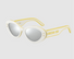 DIORPACIFIC B1U-DIOR WOMAN / White Yellow/Silver Mirror(95A4) / 53-18-140