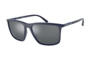 EA4161 Emporio Armani / Matte Blue/Light Grey Mirror(50886G) / 57-18-145