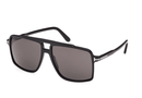 FT1177-Tomford Kemp / Shiny Black/Smoke(01A) / 59-15-145