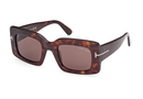 FT1188-Tomford Brigitta / Dark Havana/Dark Brown(52E) / 50-24-140