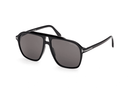FT1209-Tomford Autari / Shiny Black/Dark Grey(01A) / 56-14-145