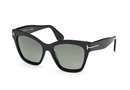 FT1217-Tomford Elvira / Shiny Black/Gradient Green Polorized(01R) / 52-21-140