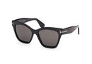 FT1217-Tomford Elvira / Shiny Black/Smoke(01A) / 52-21-140