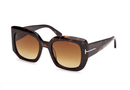 FT1220-Tomford Carla / Dark Havana/Gradient Brown(52F) / 52-21-140