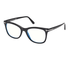 FT5986-B-Tomford / Shiny Black/Blue Block(001) / 52-18-140