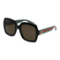 GG0036SN-Gucci / Black/Brown Shiny(002) / 54-22-140