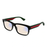 GG0340S Gucci / Black Green/Yellow Shiny(011) / 58-17-150