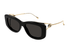 GG1566S-Gucci / Black Gold/Grey(001) / 55-17-140