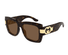 GG1688S-Gucci / Havana/Brown(002) / 54-18-140