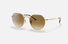 RB3565 Ray-Ban® / Gold/Light Brown Gradient (001/51) / 53-20-145