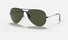0RB3025 Ray-Ban® / Black/Green Classic G-15 (W3235) / 55-14-135(Small)