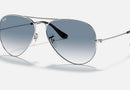 0RB3025 Ray-Ban® / Silver/Light Blue Gradient (003/3F) / 58-14-135 (Standard)