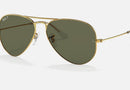 0RB3025 Ray-Ban® / Gold/Polarized Green/Classic G-15 (001/58) / 58-14-135 (Standard)