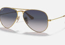 0RB3025 Ray-Ban® / Gold/Polarized Blue/Grey Gradient (001/78) / 58-14-135 (Standard)