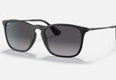0RB4187 Ray-Ban® / Rubber Black/Light Grey Gradient Dark Grey (622/8G) / 54-18-145