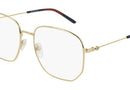 GG0396O Gucci / Shiny Gold/Multi Color Temple (003) / 56-18-140
