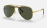 RB3625 Ray-Ban® / Gold/Green/Classic G-15 (919631) / 58-14-135