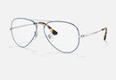 RB6489 Ray-Ban® / Silver/Blue (2970) / 58-14-140